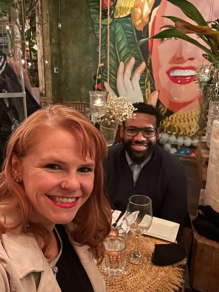 Our first official date.