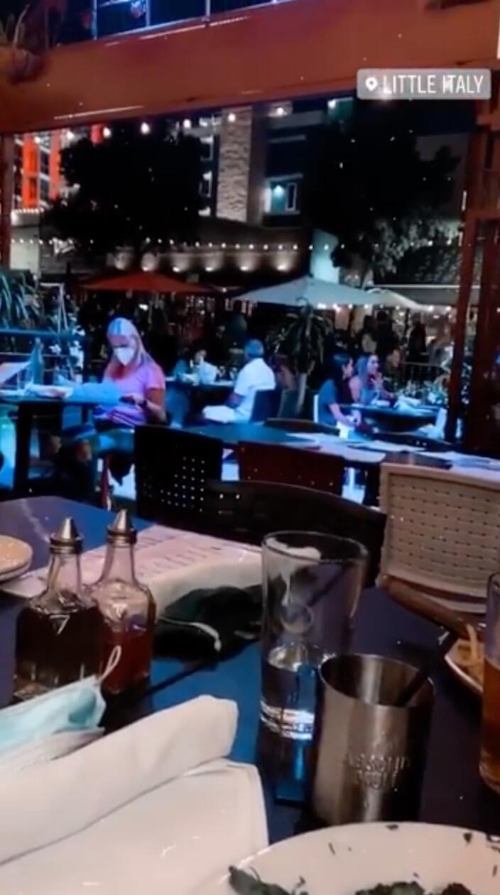 Our 2nd date! Josh's 26th birthday dinner in Little Italy, San Diego