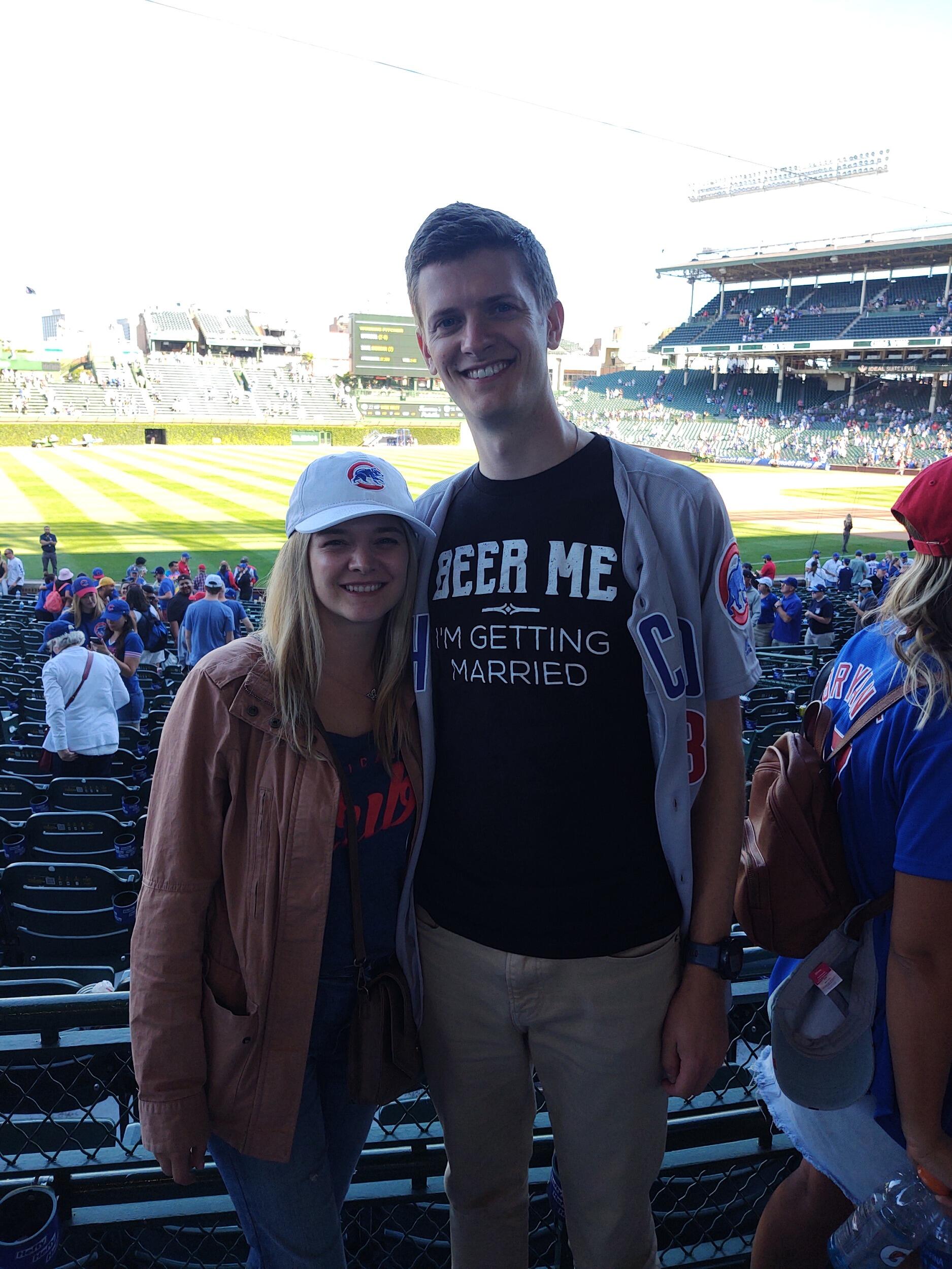 First game together at Wrigley
