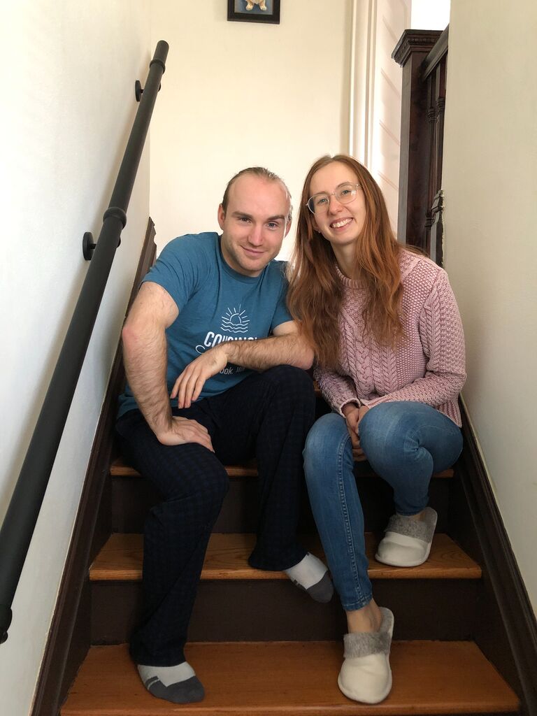 They moved in to a house together where they could host friends and family and fell in love with the city of St. Paul.