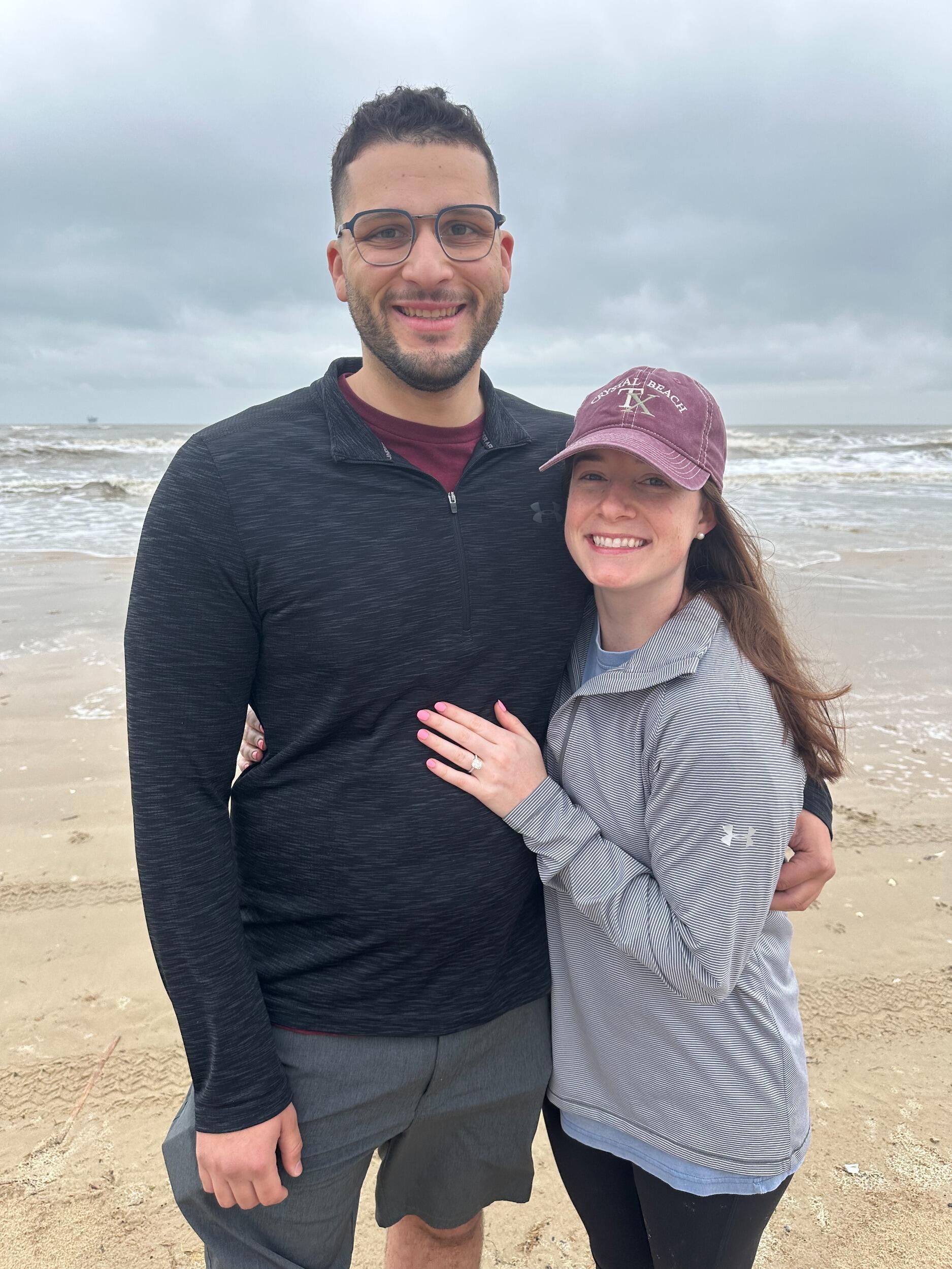 Will you marry me? Crystal Beach, Bolivar Peninsula. 