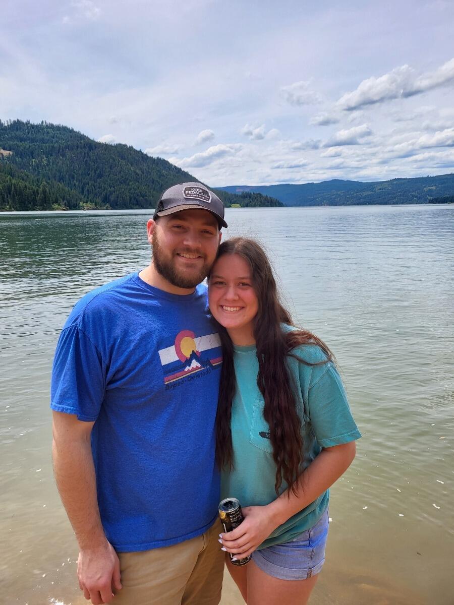 After being friends for three months, we knew we were more than friends and started a relationship. 