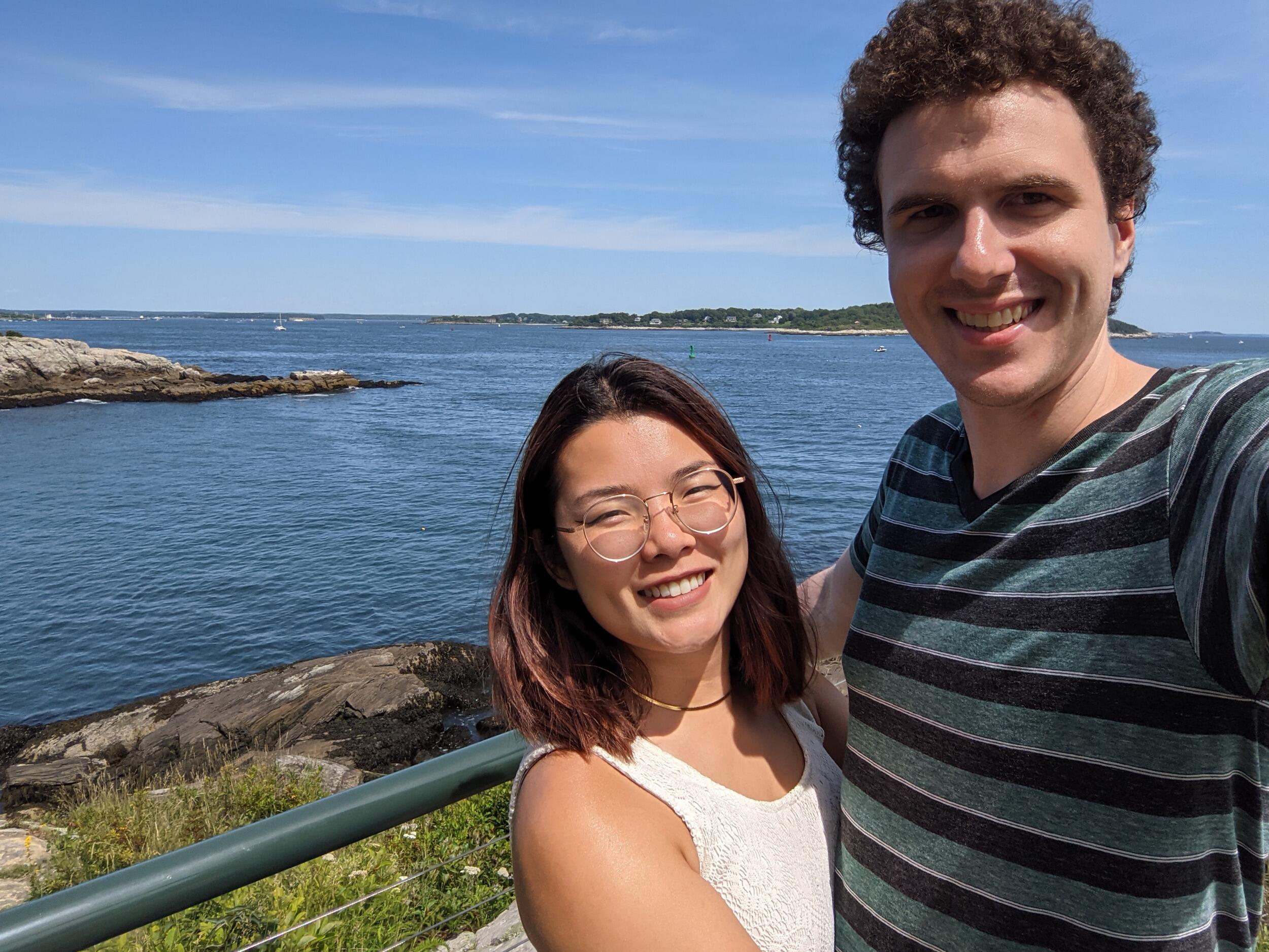 We have been celebrating constantly since our engagement, like our trip to Portland, Maine. These moments leading up to the wedding are such a treat! Planning with Olivia just supports how good of a partner we are to each other!