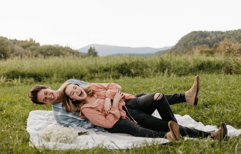 Photoshoot on the Blue Ridge Parkway.