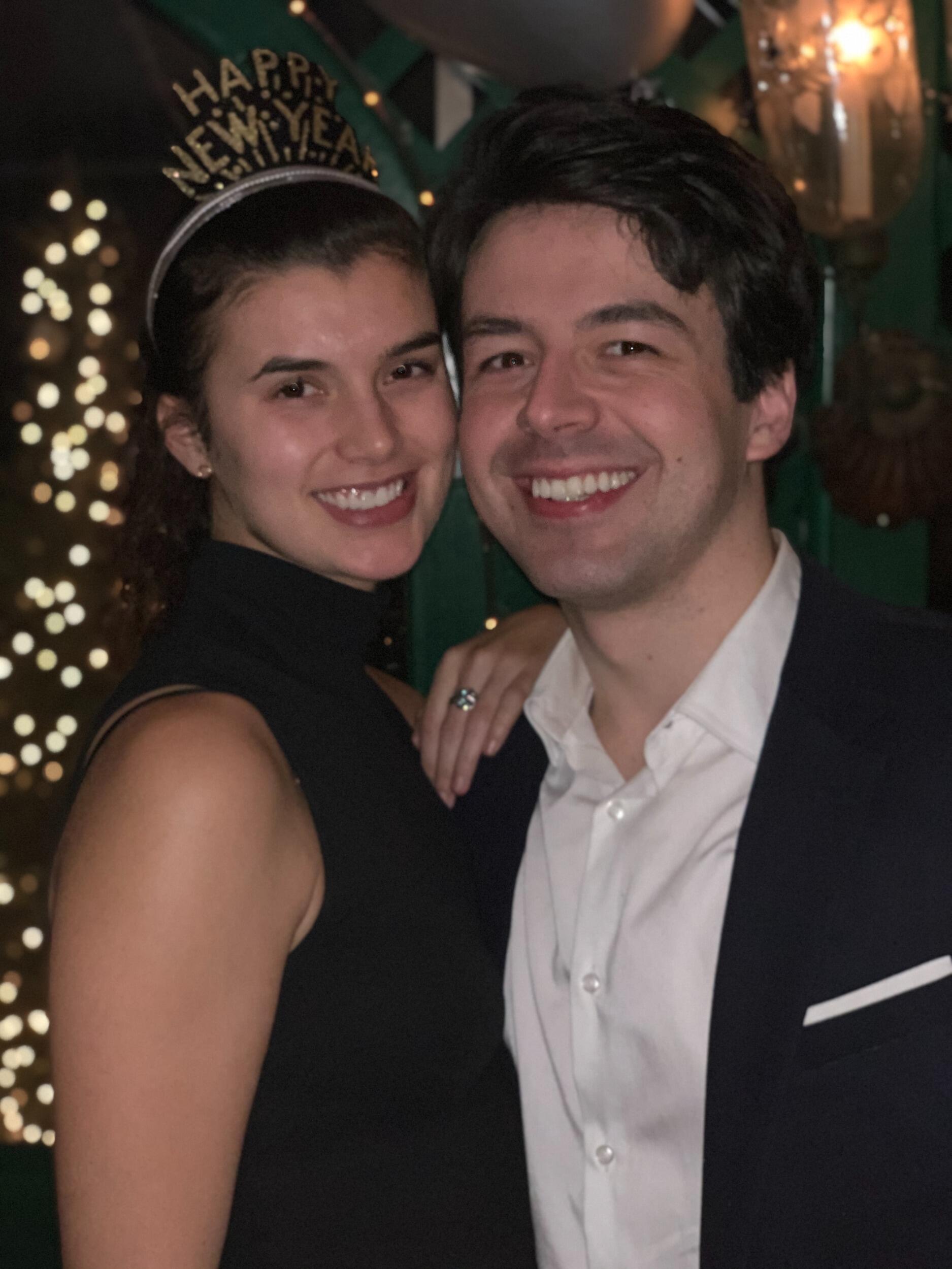 Exactly one year later, we were engaged