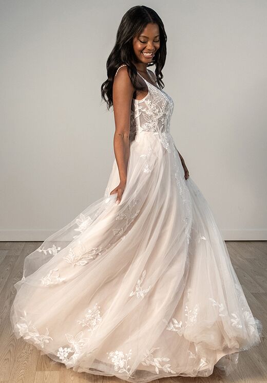 sachin and babi light blue dress Berta Prive | 19-P11 Embroidered V-Neck Mermaid Wedding Dress