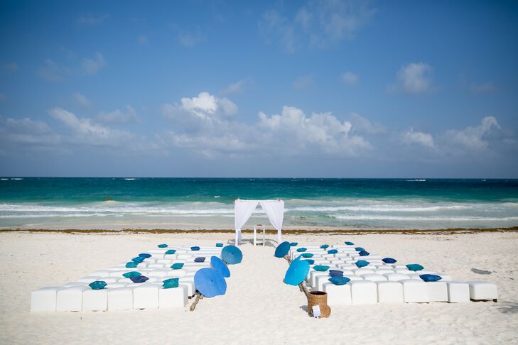 Beach Wedding In Tulum Mexico