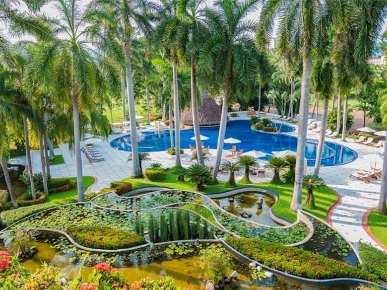 Casa Velas, garden + pool