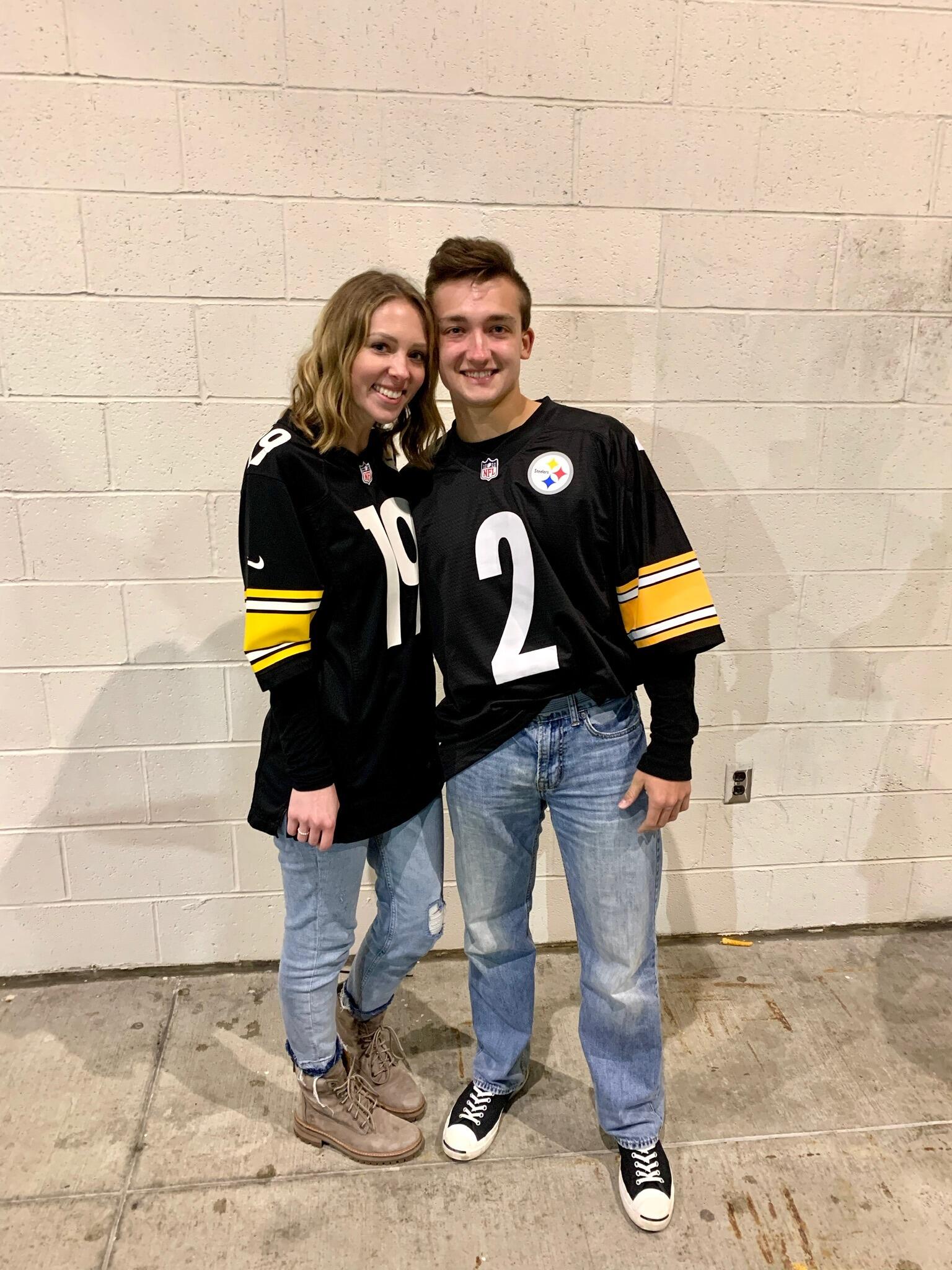 1st Steelers game together 