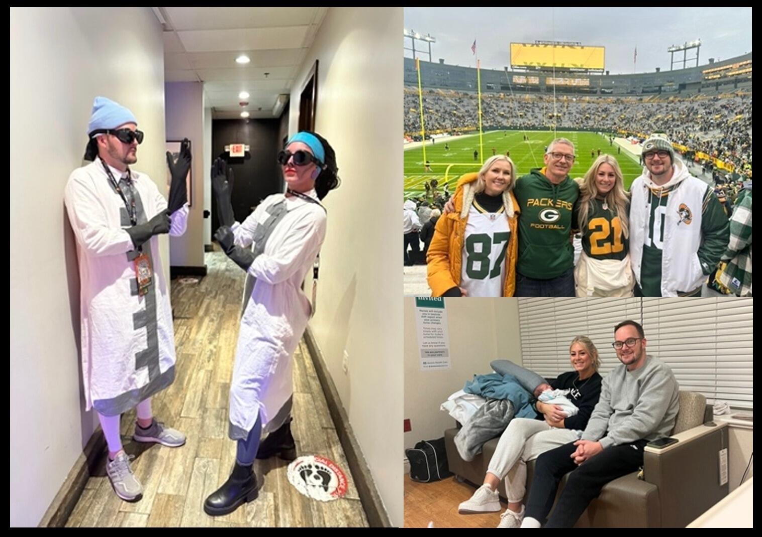 Fall 2023 - Halloween, more Packer games, and welcoming our nephew Cole into the world!