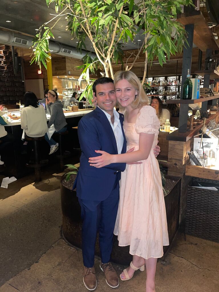 Special birthday dinner celebration :) This was at one of our favorite restaurants Barcelona. 