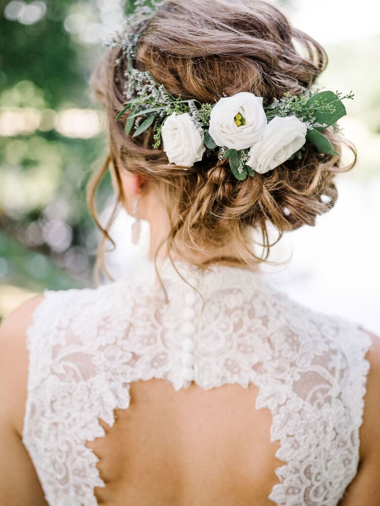 bridal flower crown