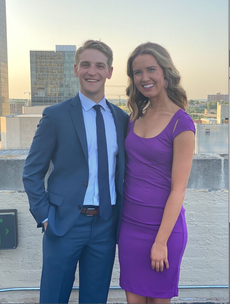 First photo together celebrating Bailey and Cory Bright in Tulsa! 