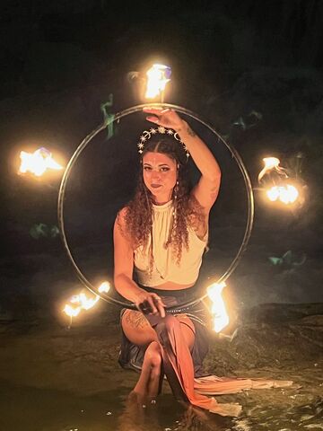 Hooded Harlequinn - Fire Dancer - Austin, TX - Hero Main