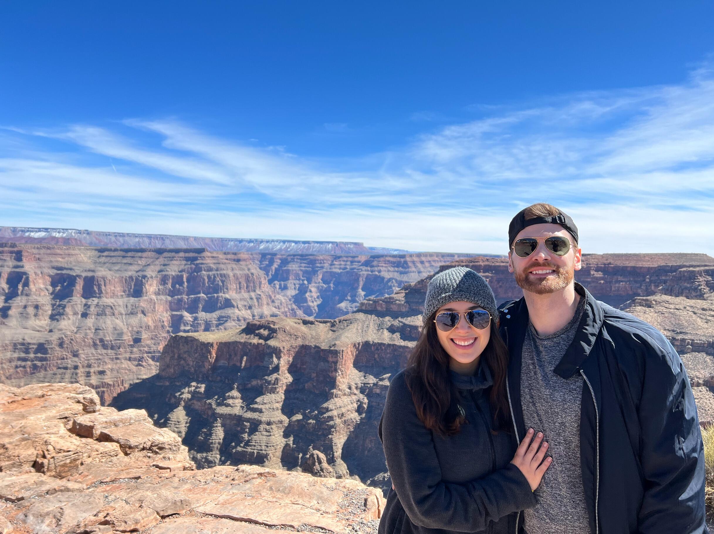 At the start of 2023, they set off on a week long adventure to the Grand Canyon and Vegas for Nate's 30th!
