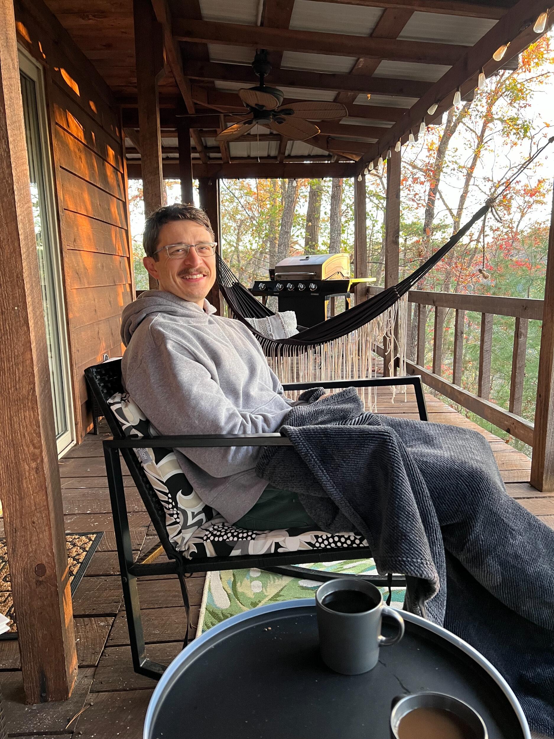 Micah and Kayla spend a long weekend at the Gorge. It was a wildly peaceful weekend, which ended with a flat tire as they left the cabin. There was no service, it started pouring rain, and Kayla's new car didn't have a spare tire, but they made it through. Bodes well for the future! 
