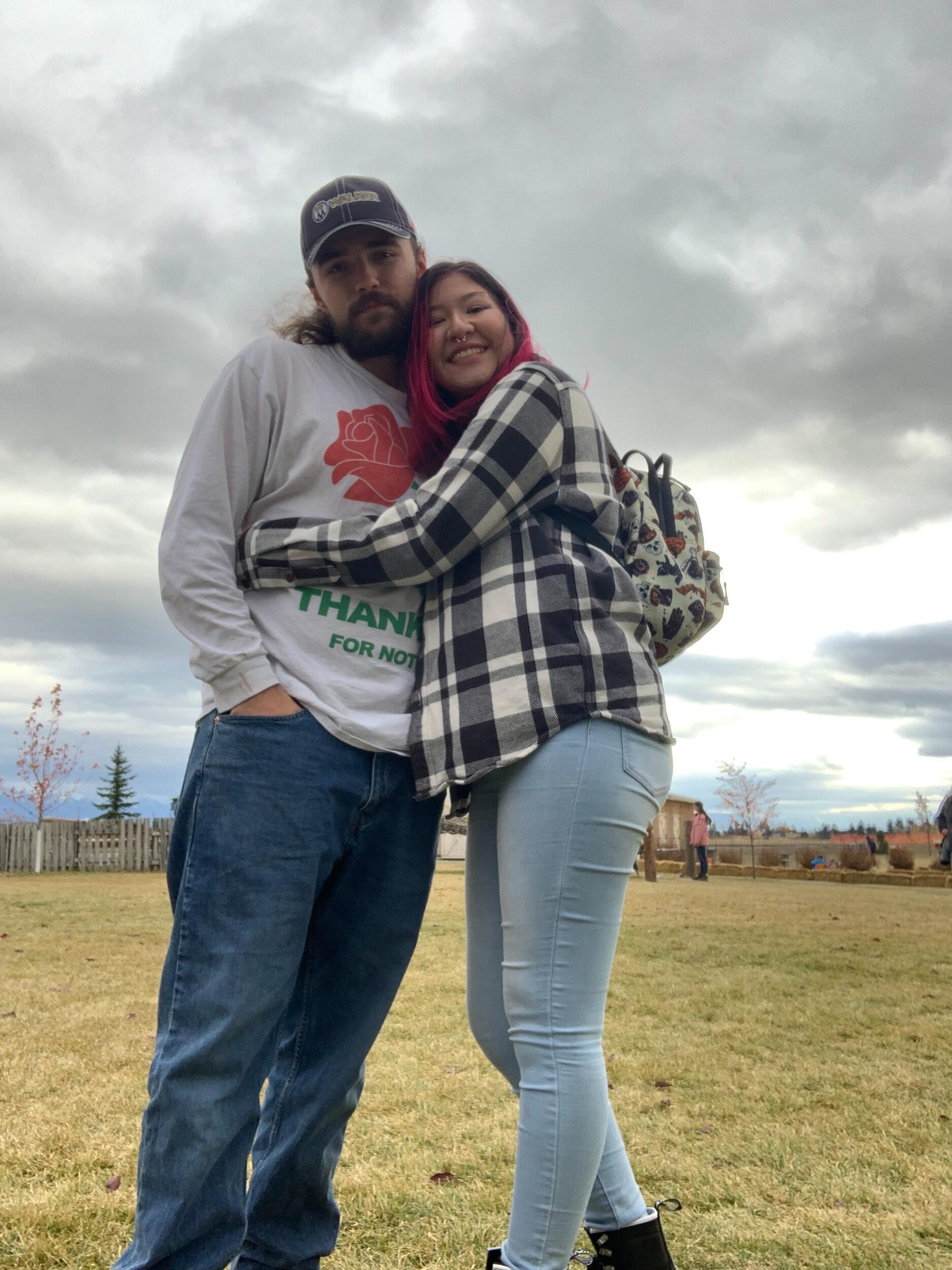 We started making our own traditions - one being going to a pumpkin patch every year. 