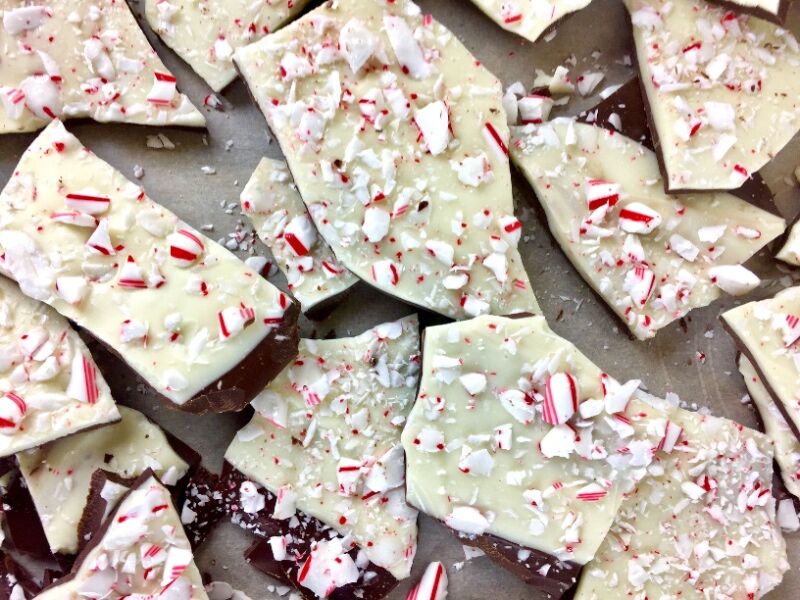 Christmas party ideas for kids - peppermint bark