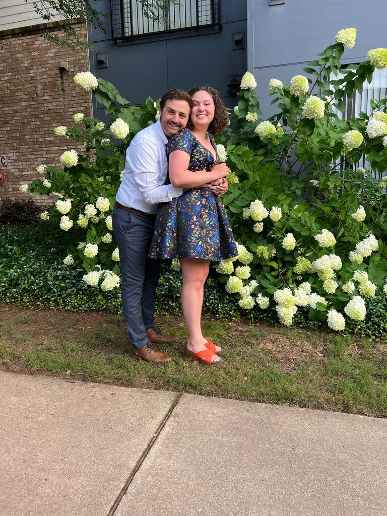 Jacob and MacKenzie celebrate their -1 year pre-aversary 