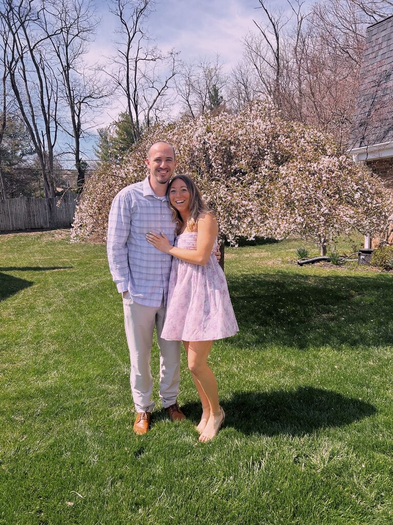 Our first Easter together. Jules had no idea what was coming one week later!