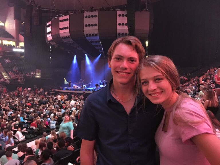 Our first concert together, Ed Sheeran! We were always looking for fun adventures, even at ages 16/17.