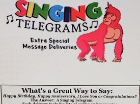 MonkeyBusinessSingingGrams-CostumedCharacters - Singing Telegram - Boston, MA - Hero Gallery 1