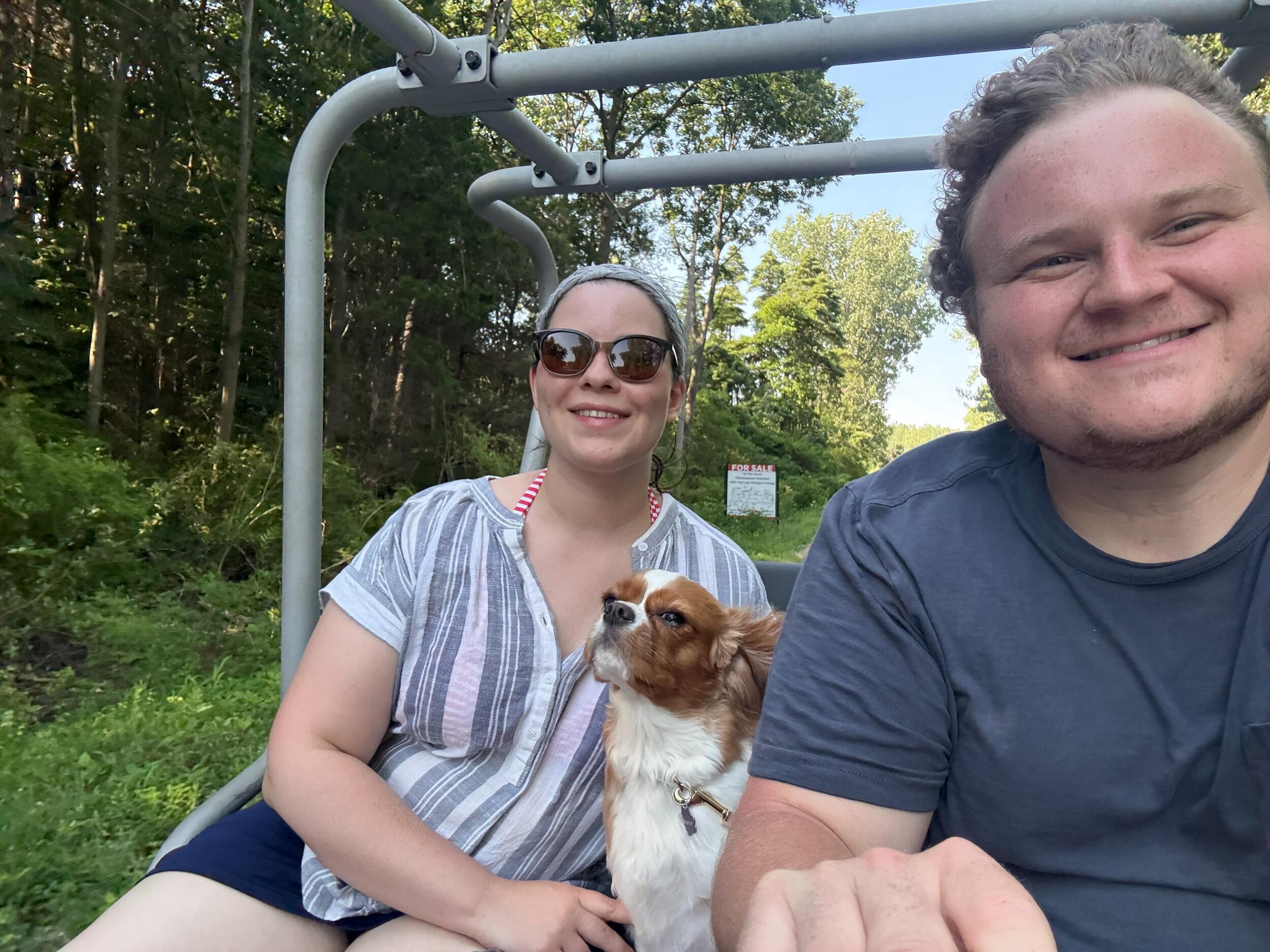 Summer fun with our family dogs! Penny is so cute!