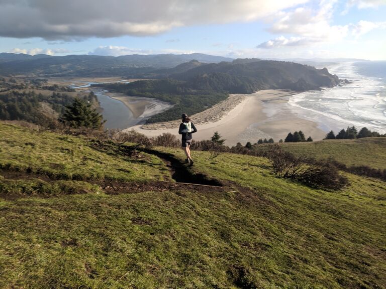 Hana and Justin immediately bond over their love of adventure, athletics and nature! Running has led them to beautiful places and epic challenges. They've gone on countless runs together, ran in multiple races, and Hana has crewed & paced Justin on 3 100 mile ultras over the course of their relationship!