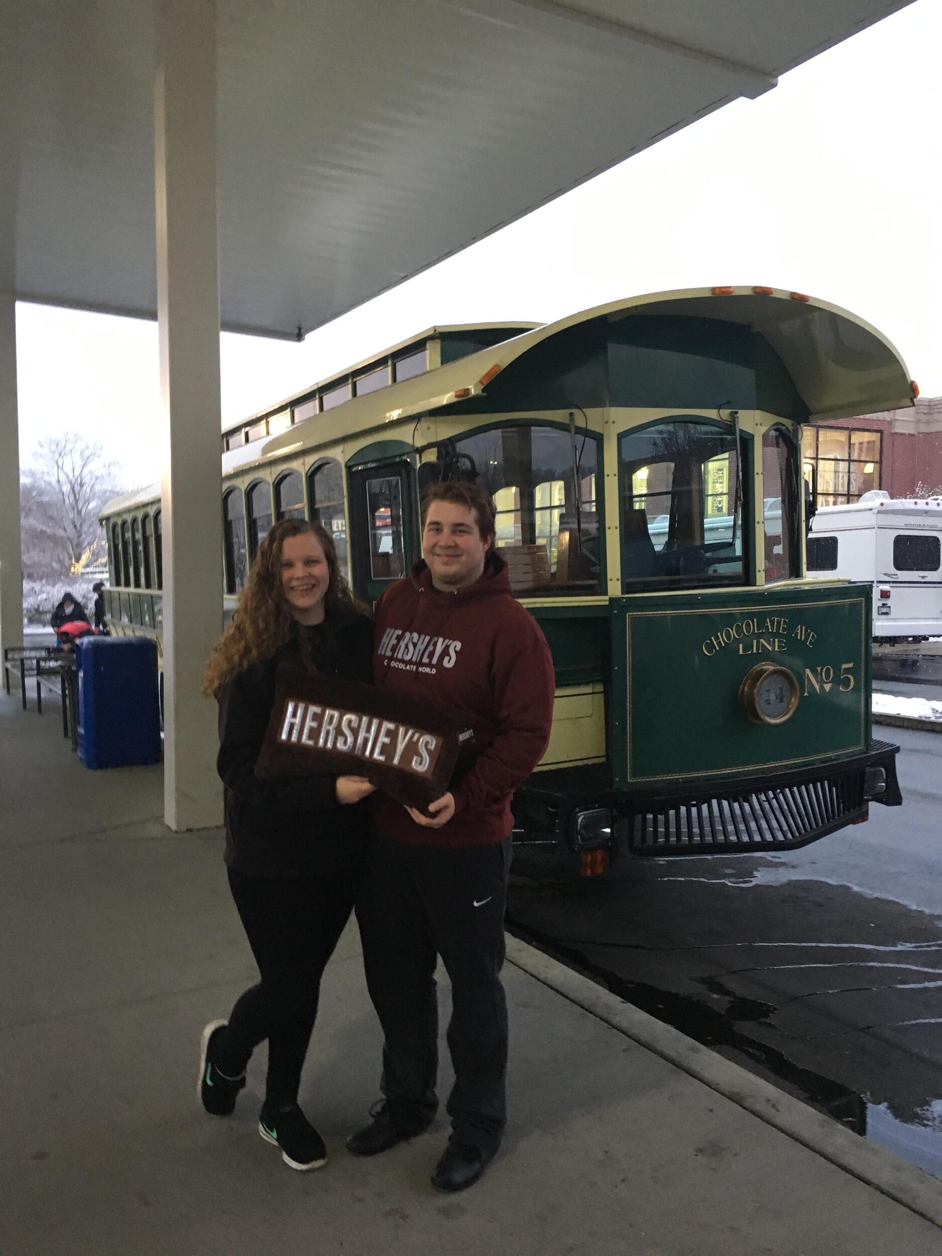 Went to Hershey with the marching band.