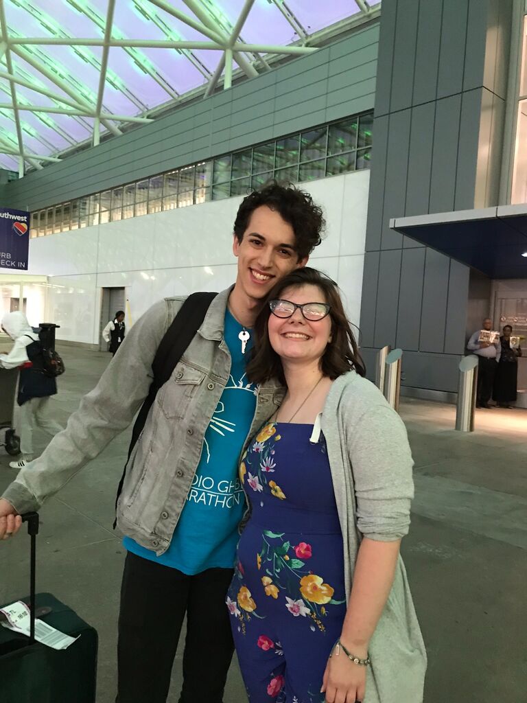 We finally got to meet in person 6 months into our long distance relationship!

1 Corinthians 13:4 - 'Love is patient [...]'