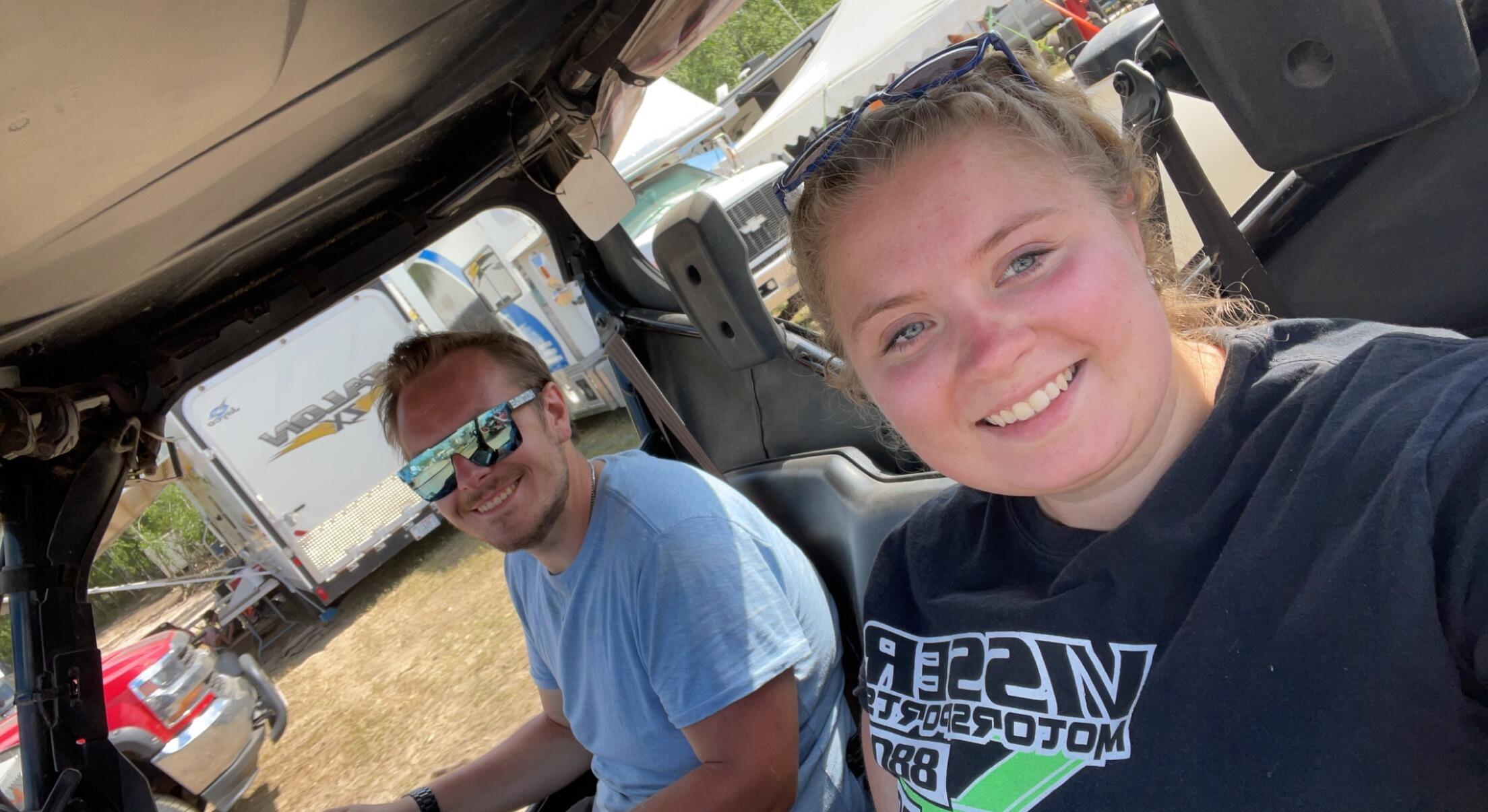Attending the Off-Road races in Lena, WI. A yearly tradition