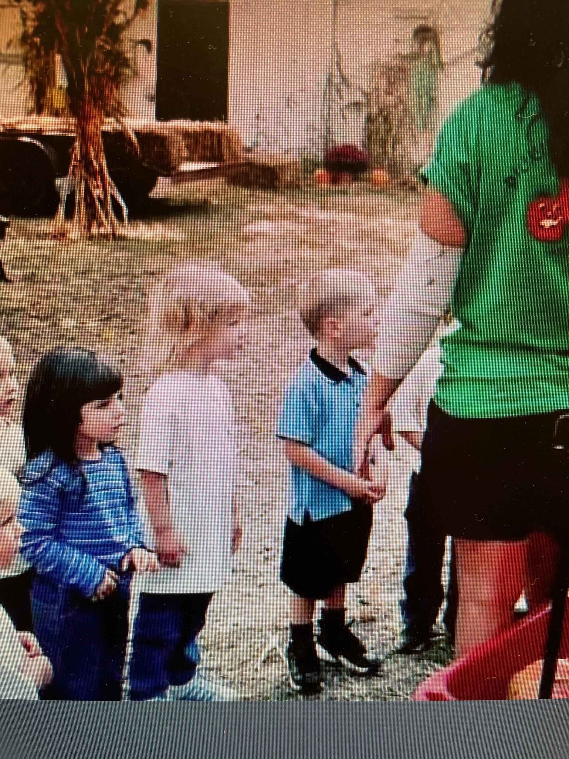 I always had to be right next to him 