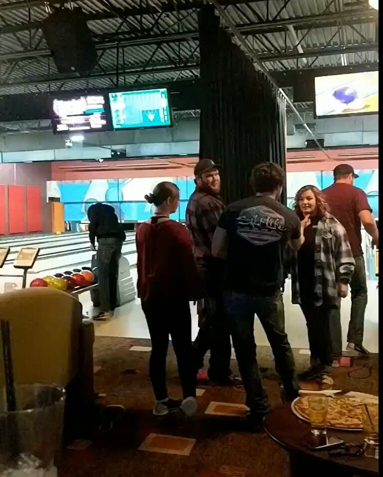 Bowling with friends
