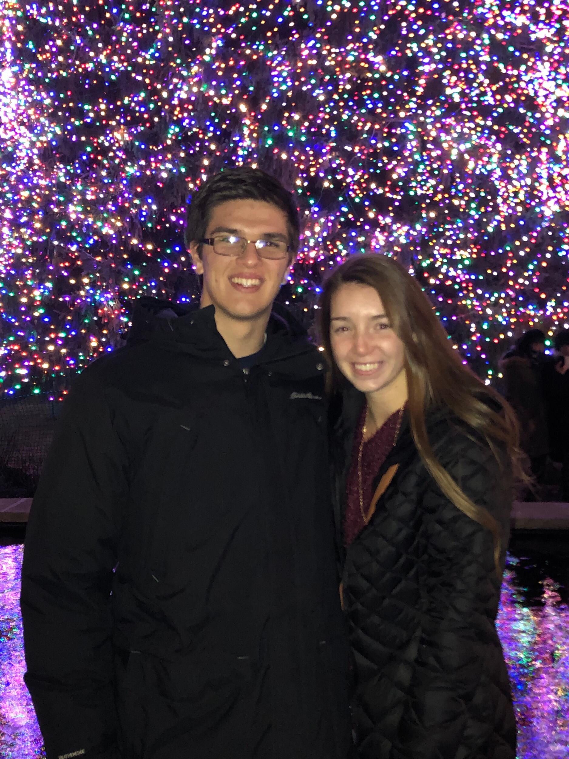 Our first time at the Toledo Zoo Christmas Lights, a now almost yearly tradition!