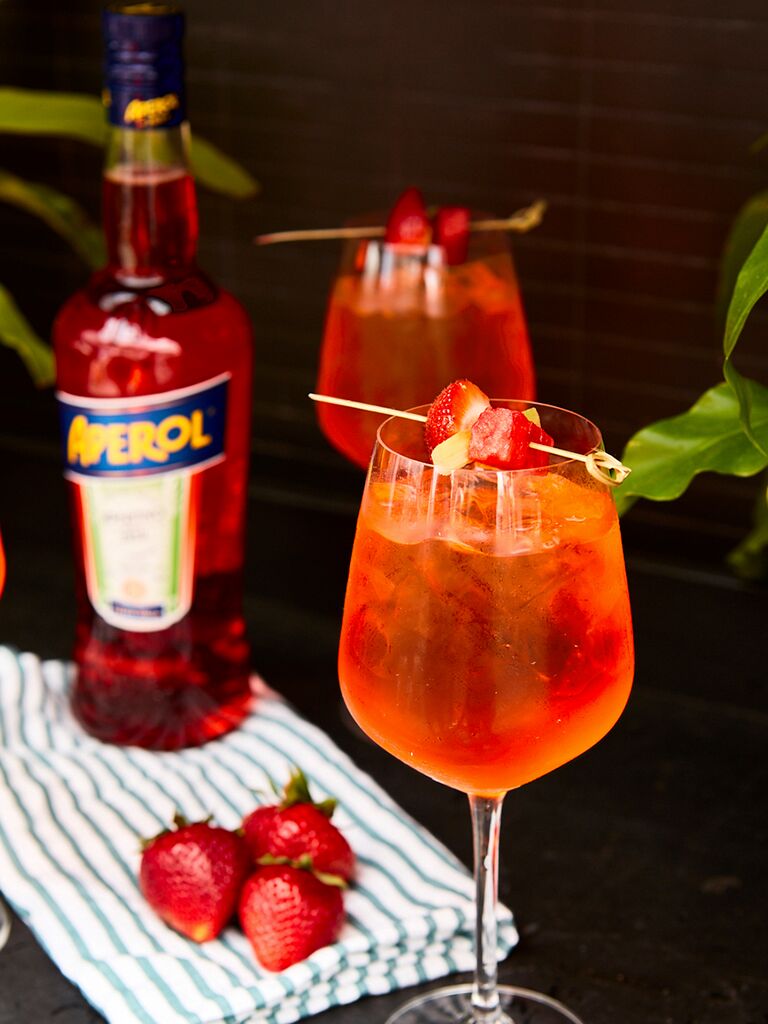 Aperol Spritz Signature Cocktails for Your Wedding Cocktail Hour