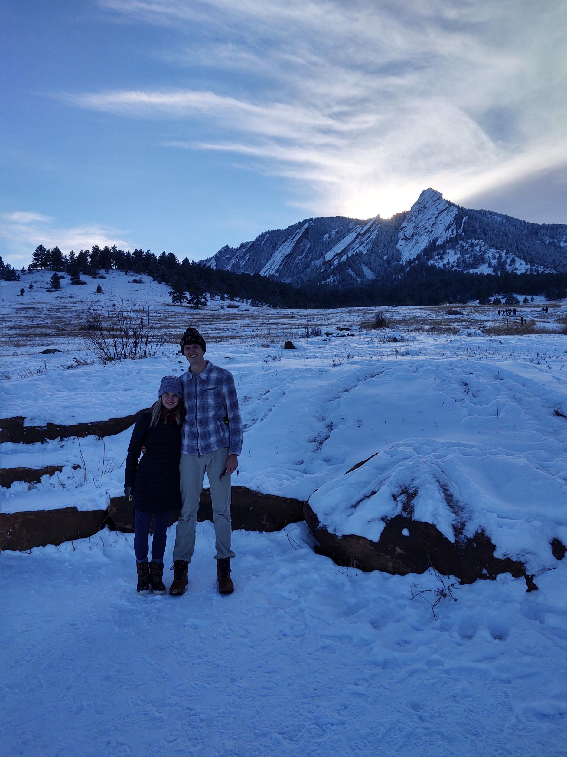 Road tripping home for the holidays, with a stop in Boulder