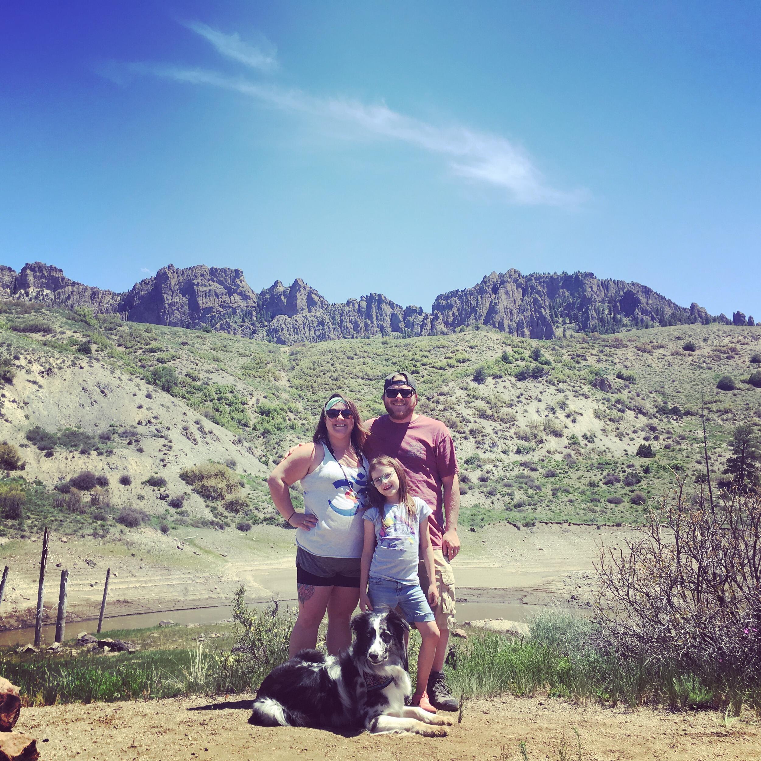 Our first camping trip as a family to Curacanti and Telluride.