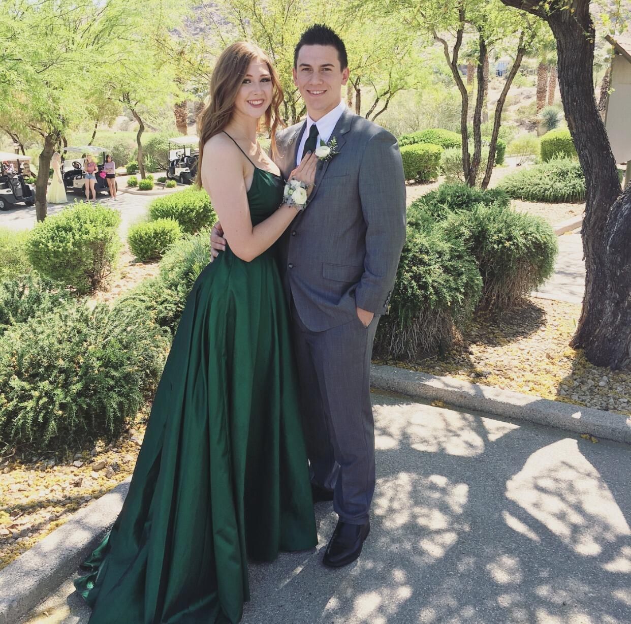 3rd Prom together- Elizabeth's Senior year