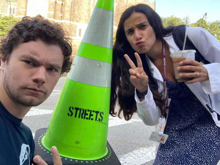 Worcester, MA | Morning coffee dates while Daph got through grad school. Andrew helped. 