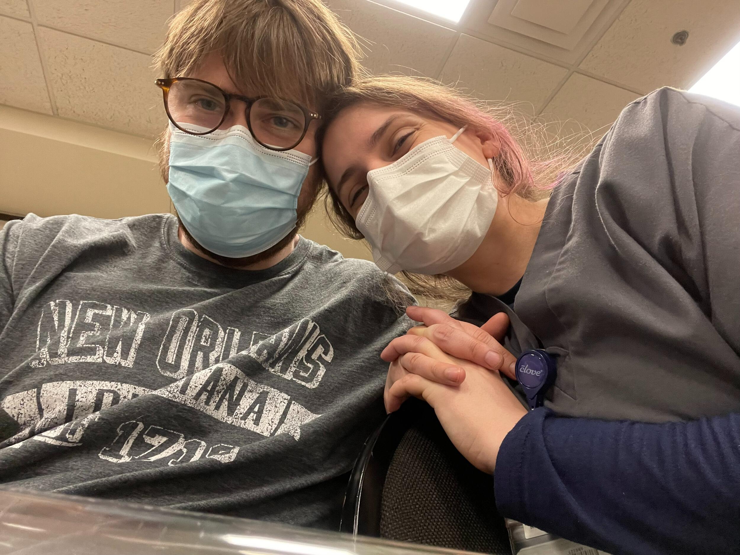 Amanda being recognized for the amazing nurse that she is. 