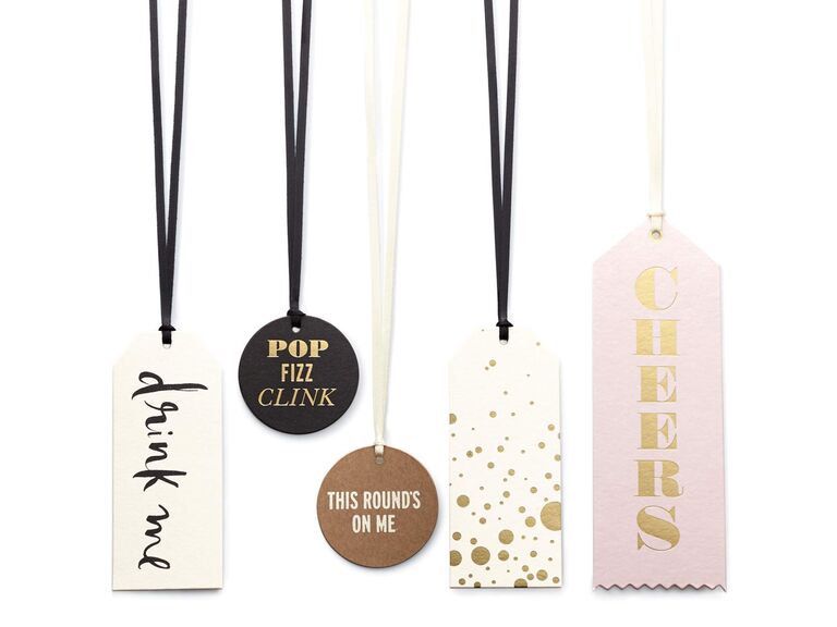 Kate Spade wine tags