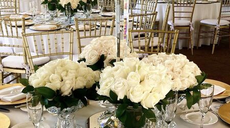 TUXEDO mix: Black + White + Red Rose Petals | table centerpieces (750  petals)