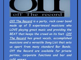 Off The Record Band - Dance Band - Woodbridge, NJ - Hero Gallery 1
