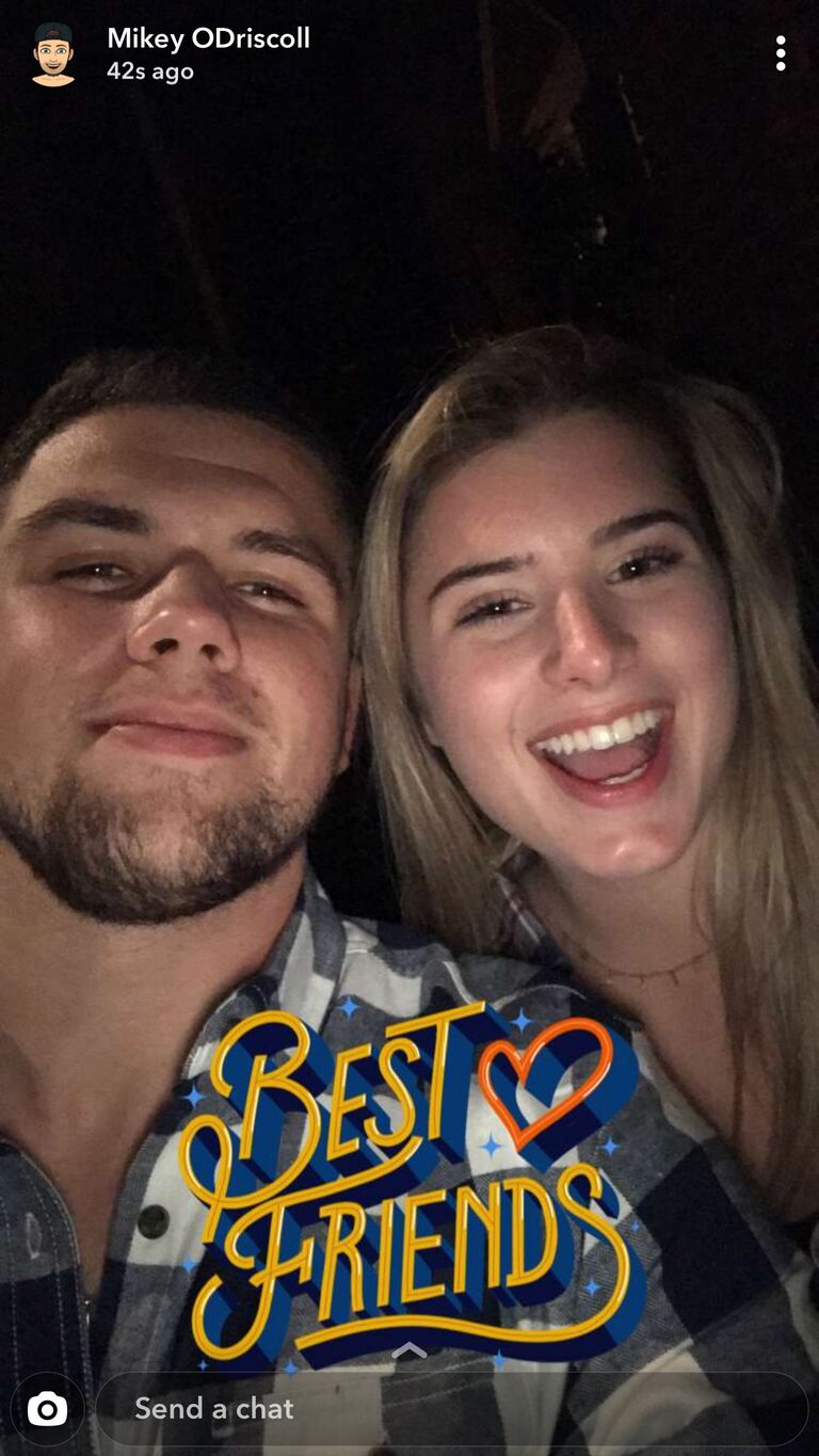 One of our first pictures together. Also on the night before Mikey asked me to be his girlfriend.