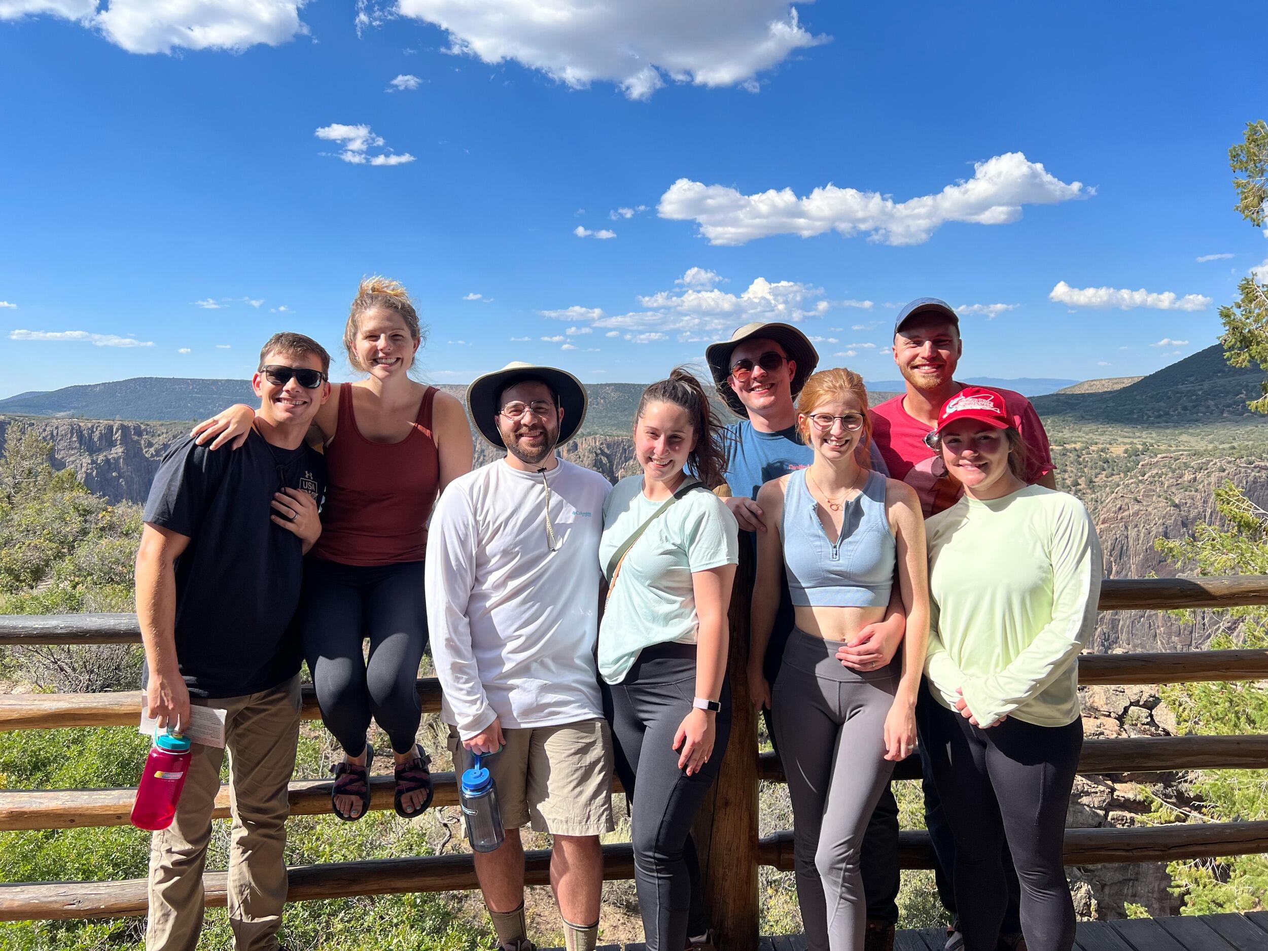 At only 5 months of dating, Megan and TJ (plus the gang), embarked on their first road trip to the Black Canyon of the Gunnison in Colorado for camping, hiking, and incredible canyon descents over Labor Day 2022. #TeamLeader # chadsfanclub