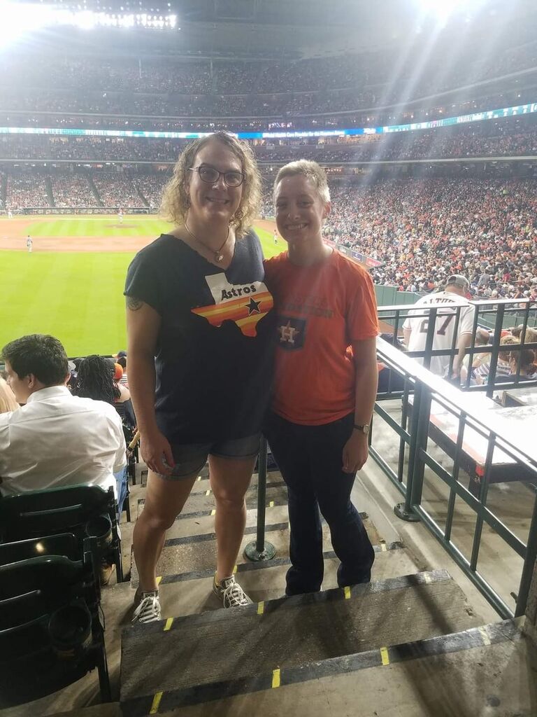 First Astros Game together