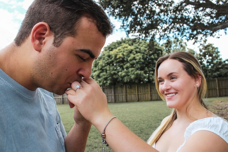 Christopher and Danielle get engaged