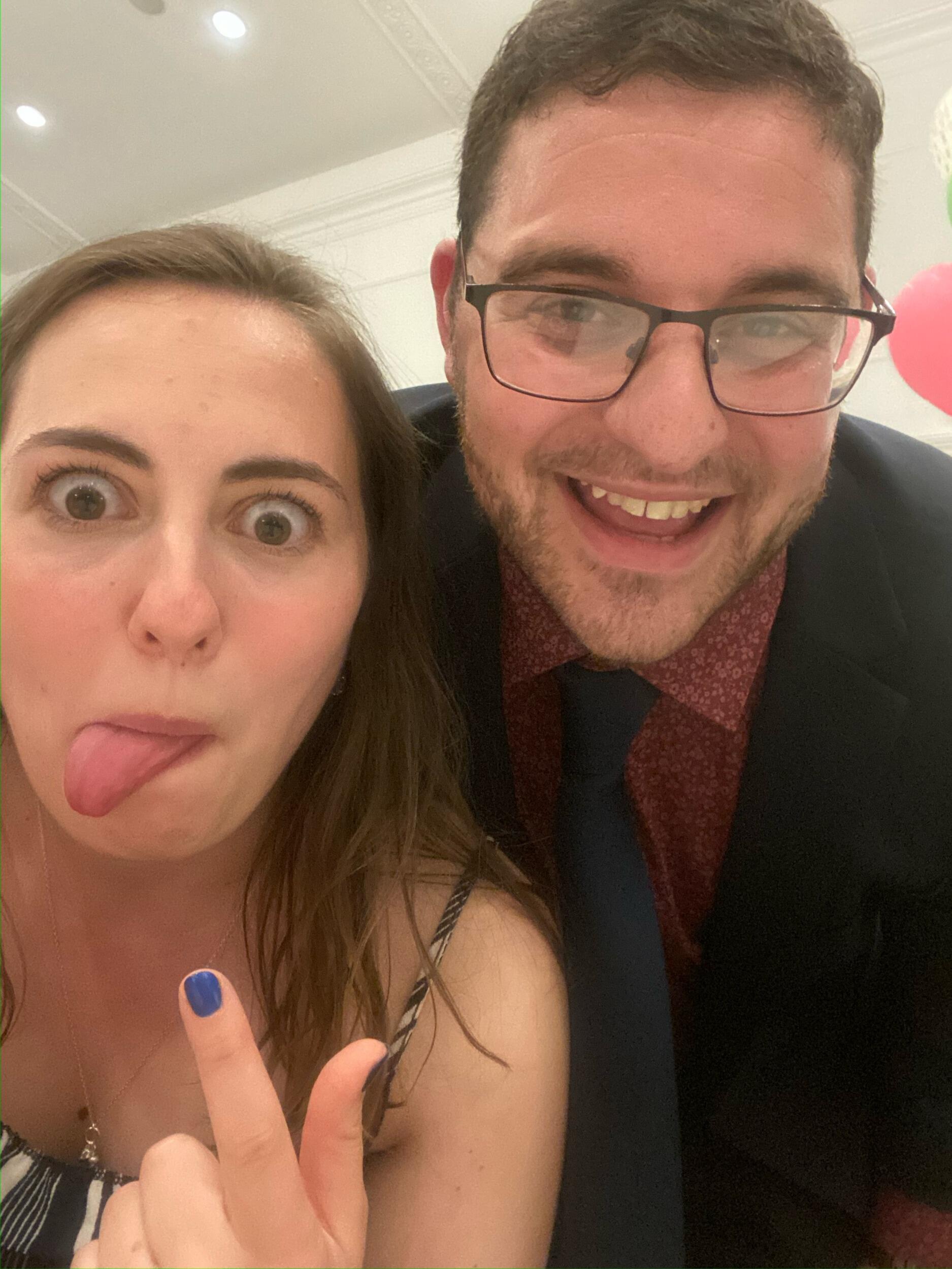 Chris spent all year flirting (one example here at the St. Josephs School Spring Soiree). Jade spent all year "pretending" to be oblivious. 