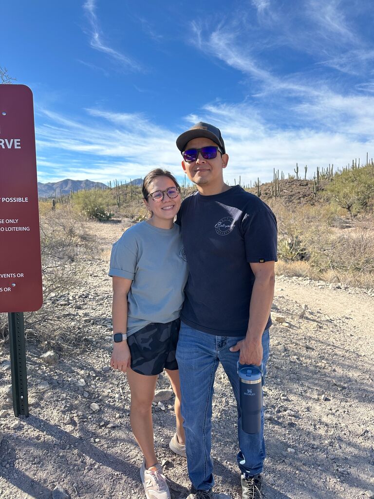 Just another hike, of course. Our first hike since getting engaged!