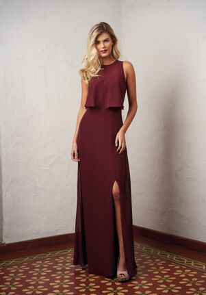 burnt red bridesmaid dresses